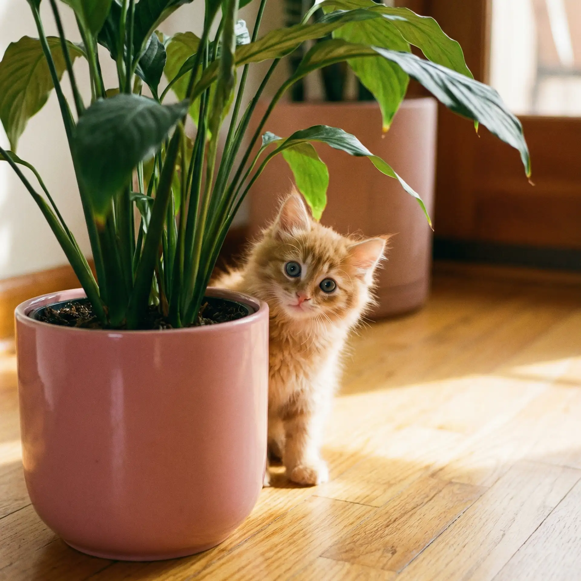 小猫从花盆后探头 - 777米奇影视第四色
